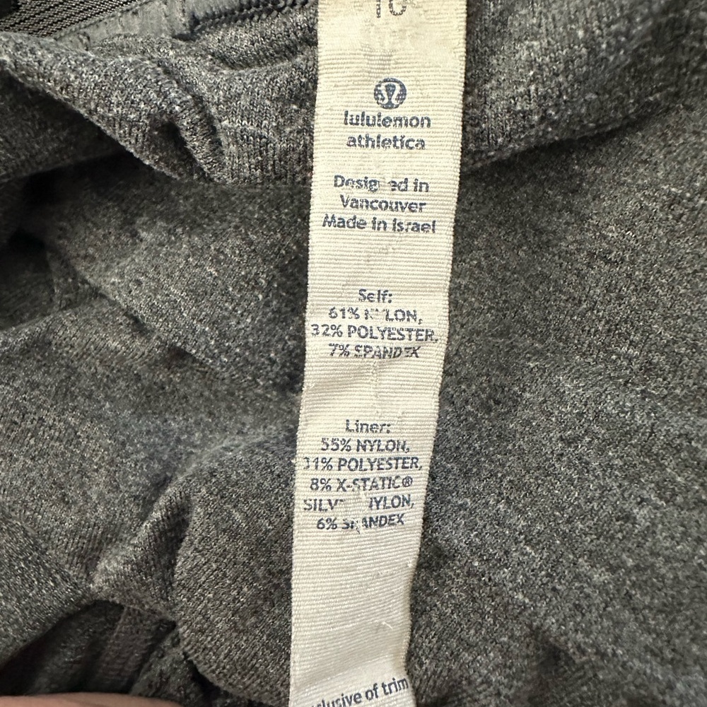 Lululemon Heather Gray Performance Shorts - Picture 4 of 4